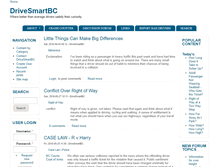 Tablet Screenshot of drivesmartbc.ca